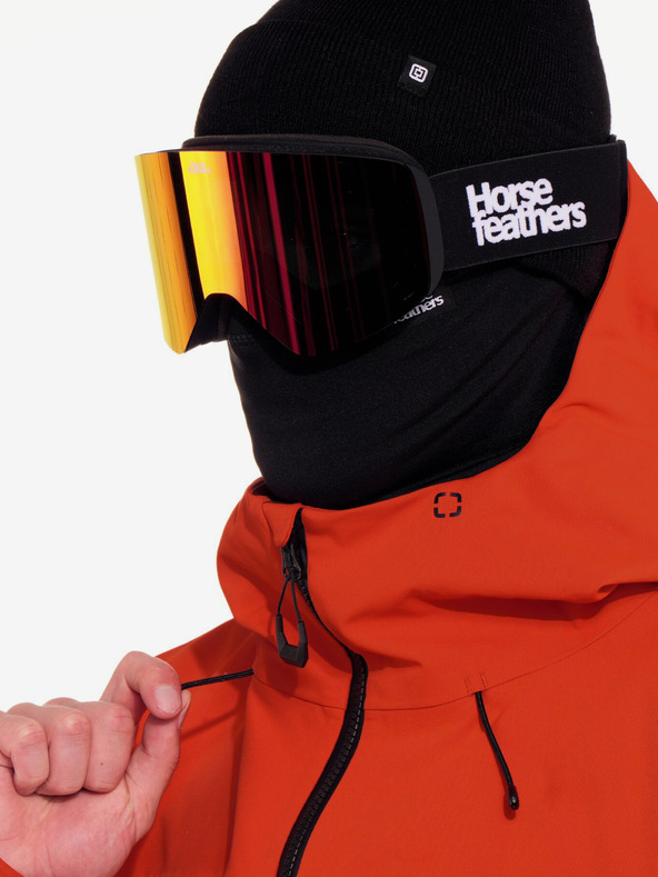 Horsefeathers Trojvrstvová bunda Terra - červená hlina Horsefeathers