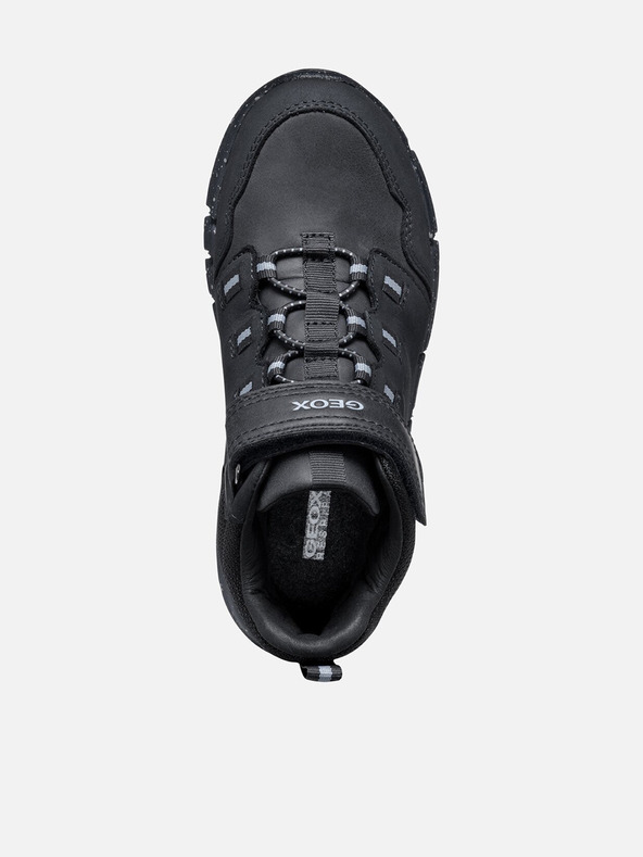 Geox Čierne chlapčenské členkové topánky Geox Flexyper B Abx
