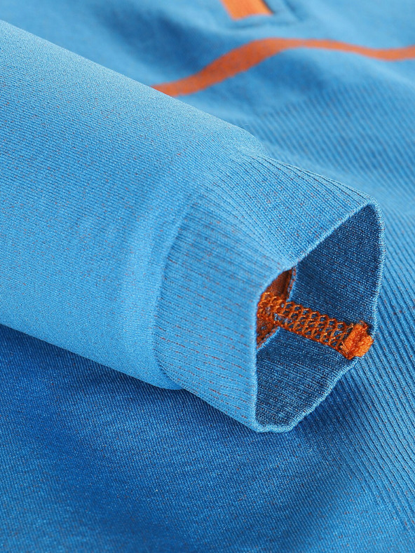 ALPINE PRO Modré chlapčenské funkčné prádlo - tričko Alpine Pro Seamo