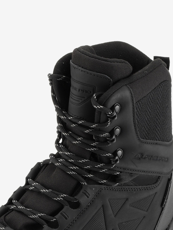 ALPINE PRO Pánske zimné topánky s giga boom a membránou ptx ALPINE PRO NERBE čierne
