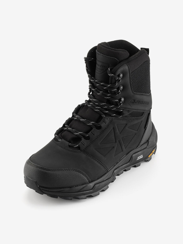 ALPINE PRO Pánske zimné topánky s giga boom a membránou ptx ALPINE PRO NERBE čierne