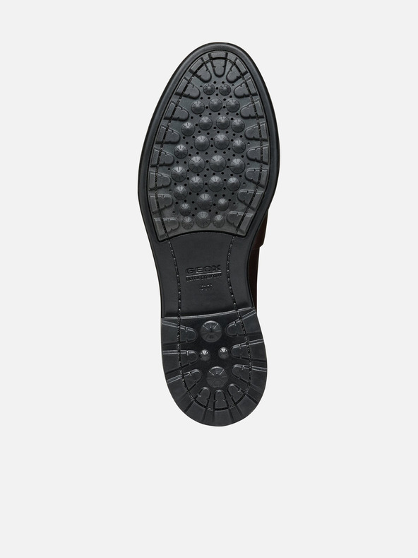 Geox Tmavohnedé dámske mokasíny Geox Walk Pleasure