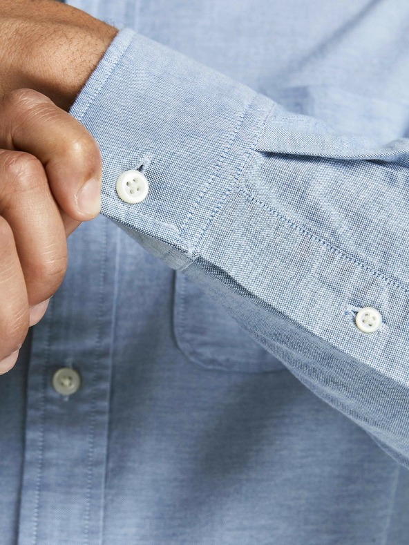 Jack & Jones Modrá košeľa Jack & Jones Blubrook