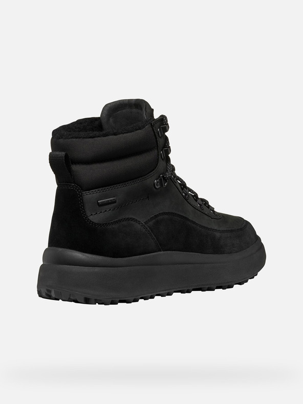 Geox Čierne pánske členkové tenisky Geox Granito + Grip B A