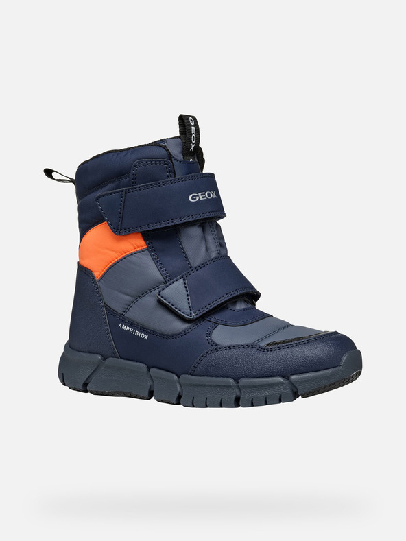 Geox Modré chlapčenské členkové topánky Geox Flexyper B Abx