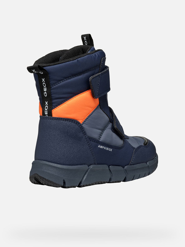 Geox Modré chlapčenské členkové topánky Geox Flexyper B Abx