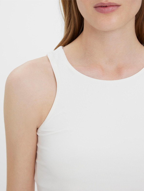Vero Moda Biele dámske základné tielko VERO MODA Bianca