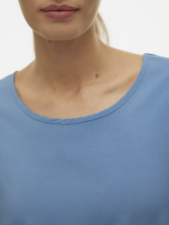 Vero Moda Modrá dámska blúzka Vero Moda Bella