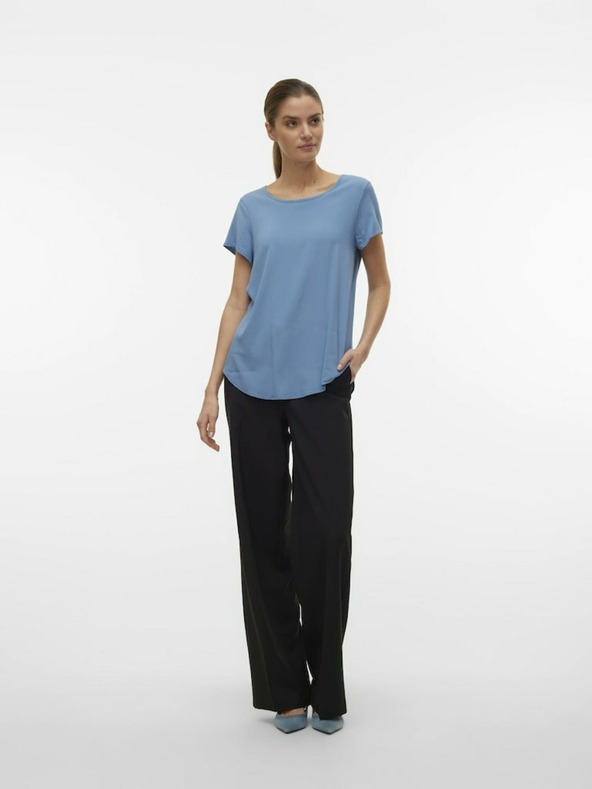Vero Moda Modrá dámska blúzka Vero Moda Bella