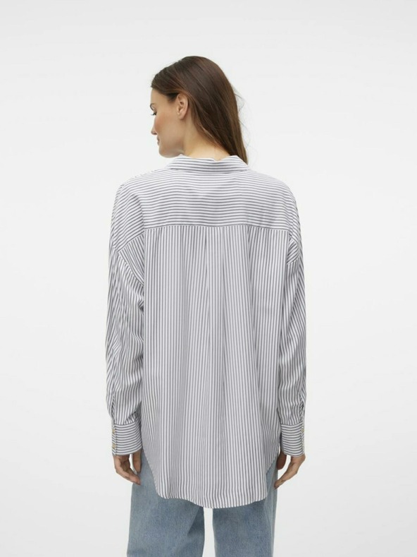 Vero Moda Čiernobiele dámske pruhované tričko Vero Moda Nora