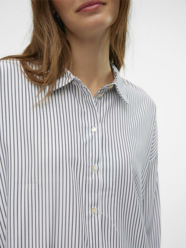 Vero Moda Čiernobiele dámske pruhované tričko Vero Moda Nora