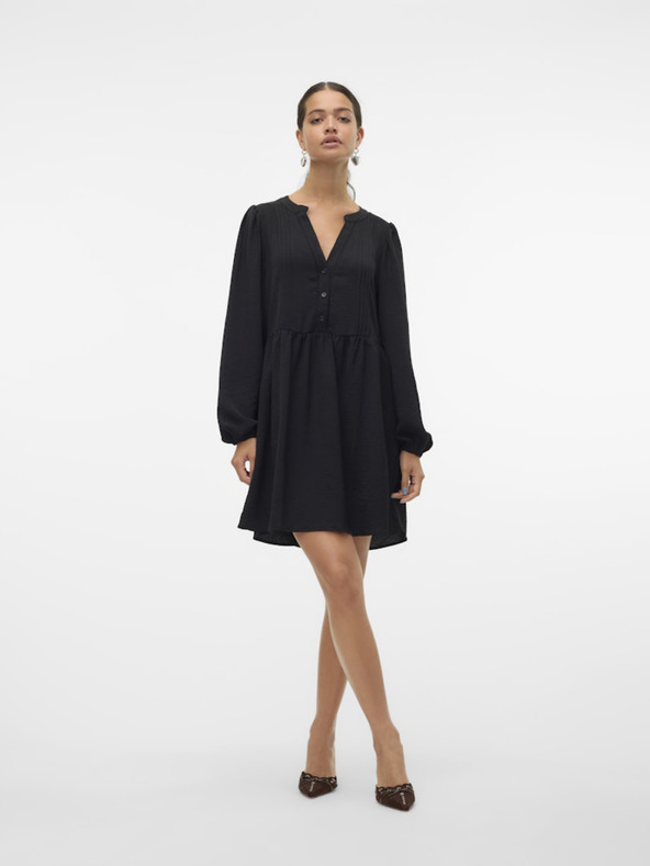 Vero Moda Čierne dámske šaty Vero Moda Emma