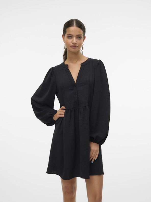 Vero Moda Čierne dámske šaty Vero Moda Emma