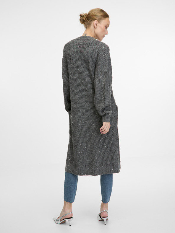 Orsay Sivý dámsky kardigan ORSAY