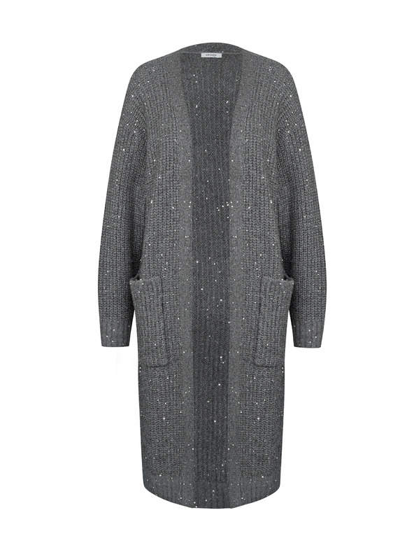 Orsay Sivý dámsky kardigan ORSAY