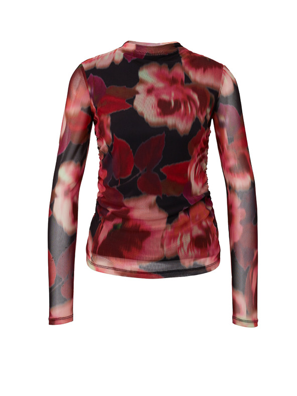 Orsay Červené dámske tričko s dlhým rukávom ORSAY