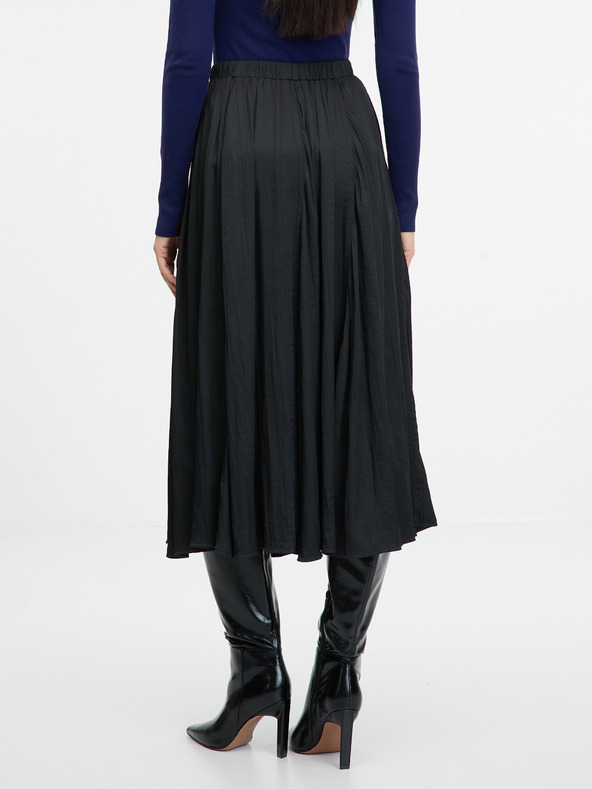 Orsay Čierna dámska midi sukňa ORSAY