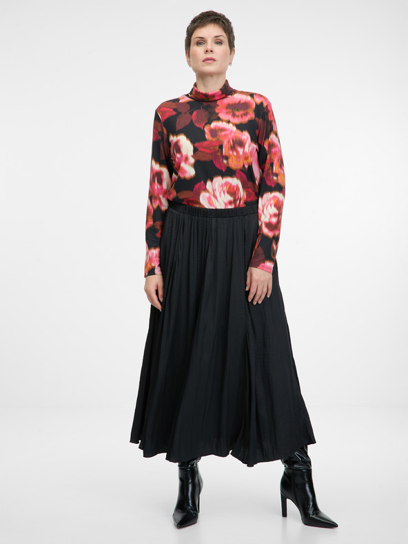 Orsay Čierna dámska midi sukňa ORSAY