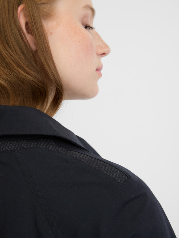 Geox Tmavomodrý dámsky trenčkot Geox Ilde