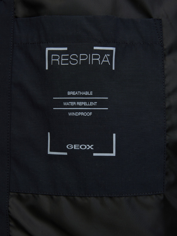 Geox Tmavomodrý dámsky trenčkot Geox Ilde