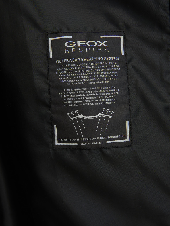 Geox Tmavomodrý dámsky trenčkot Geox Ilde