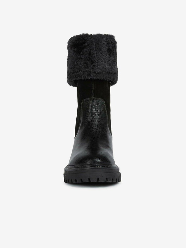 Geox Čierne dámske čižmy Geox Iridea