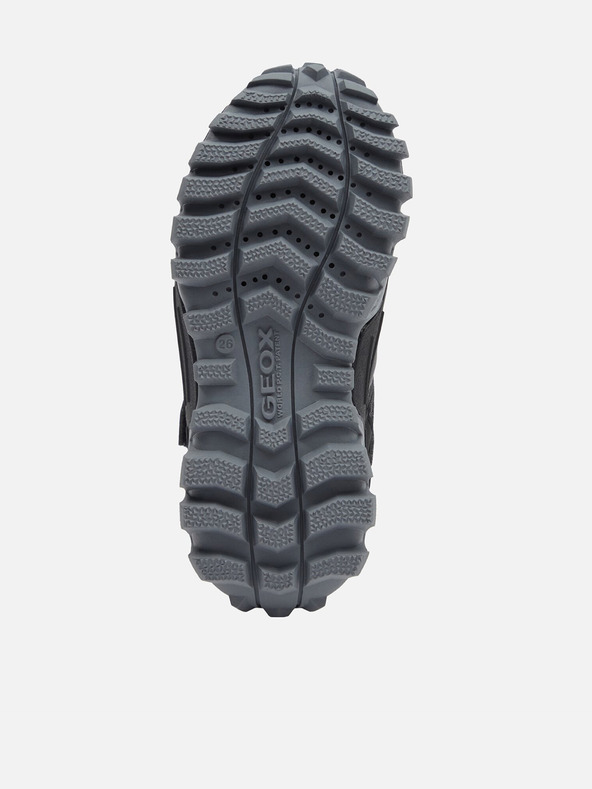 Geox Čierne chlapčenské zimné topánky Geox Himalaya B Abx