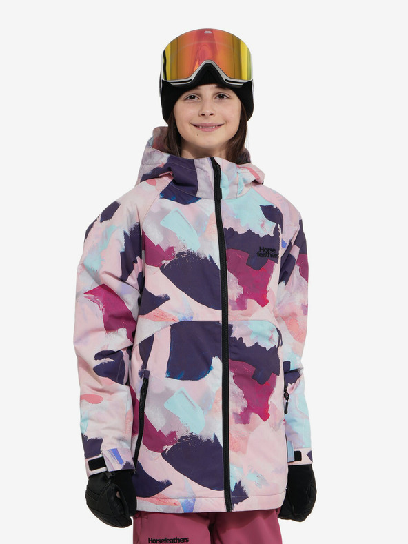 Horsefeathers Detská bunda Halia - abstraktná farba Horsefeathers