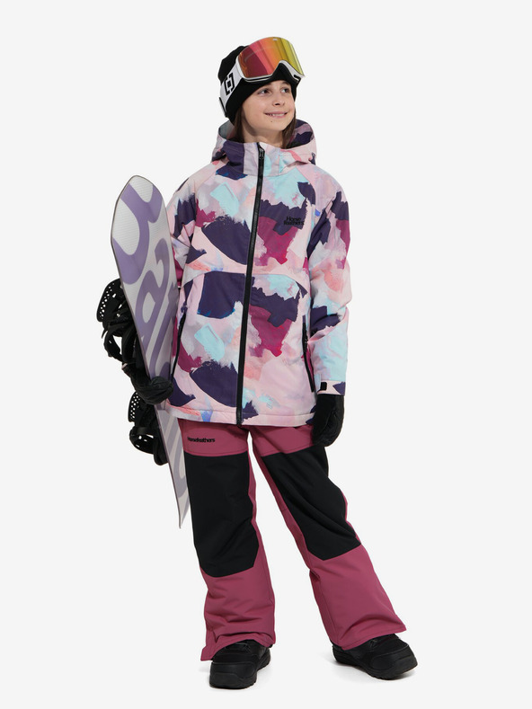 Horsefeathers Detská bunda Halia - abstraktná farba Horsefeathers