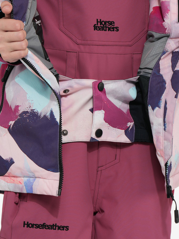 Horsefeathers Detská bunda Halia - abstraktná farba Horsefeathers