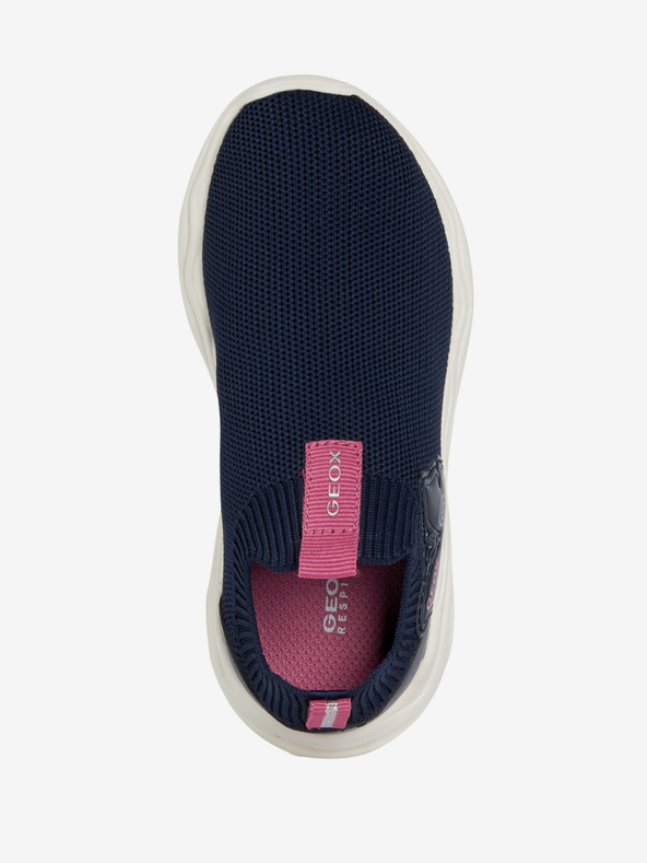 Geox Tmavomodré dievčenské slip on tenisky Geox