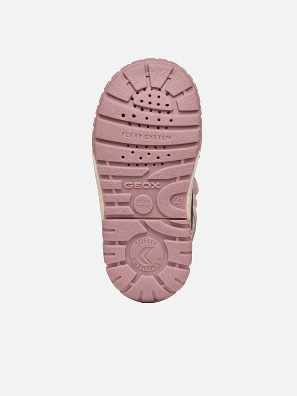 Geox Čierne dievčenské členkové topánky Geox Omar WPF