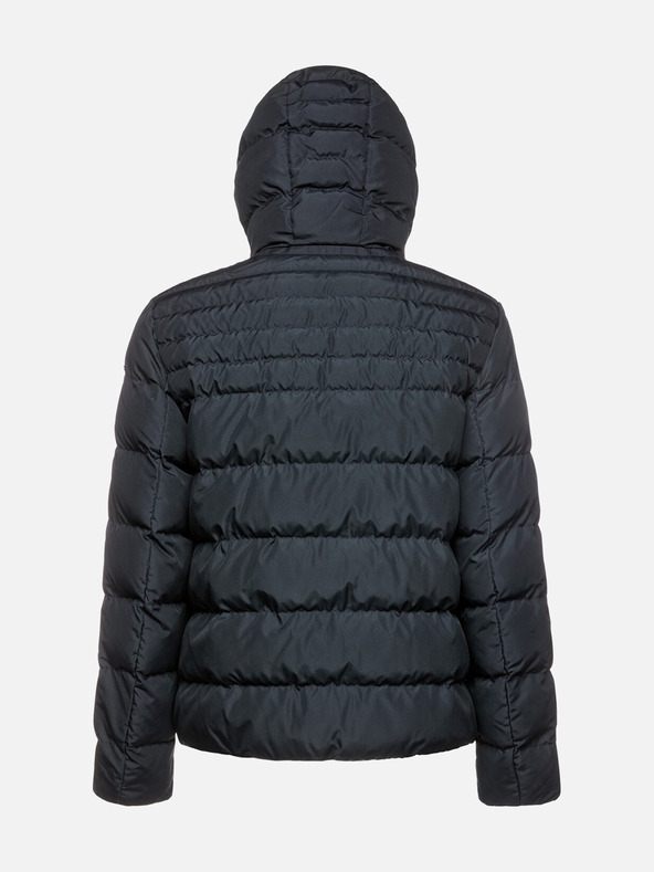 Geox Tmavomodrá pánska bunda Geox Magnete