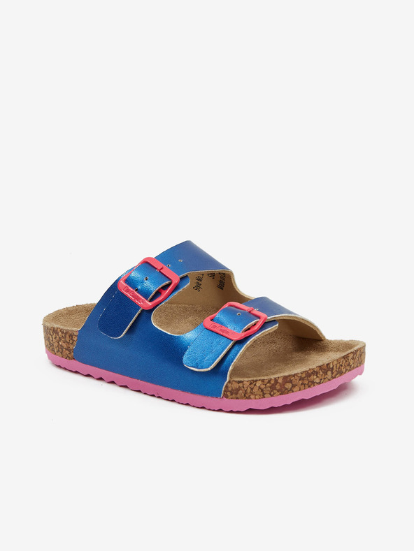 Lee Cooper Modré dievčenské papuče Lee Cooper
