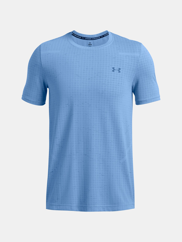 Under Armour Pánske tričko Under Armour Vanish Seamless Grid SS-BLU