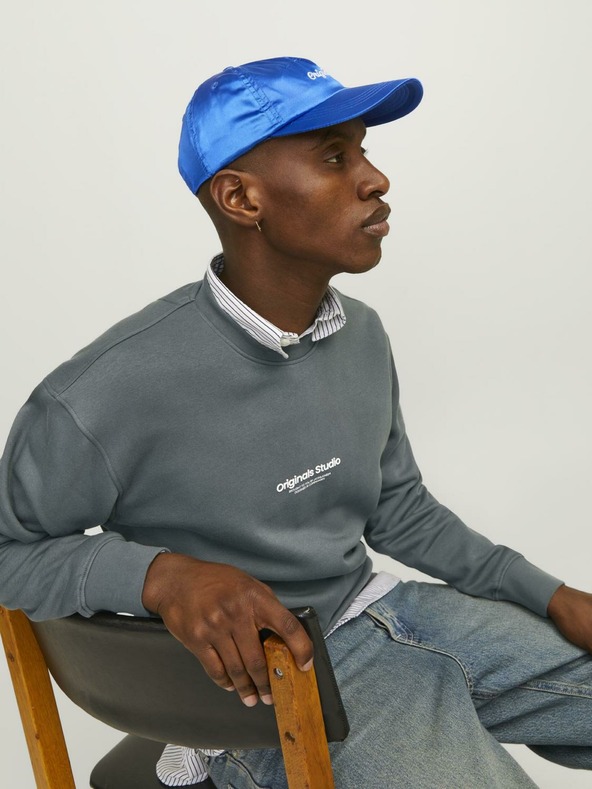 Jack & Jones Šedá pánska mikina Jack & Jones