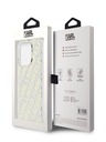 Karl Lagerfeld Karl Lagerfeld IML galvanizovaný zadný kryt s opakovaným logom pre iPhone 15 Pro Max zlatý