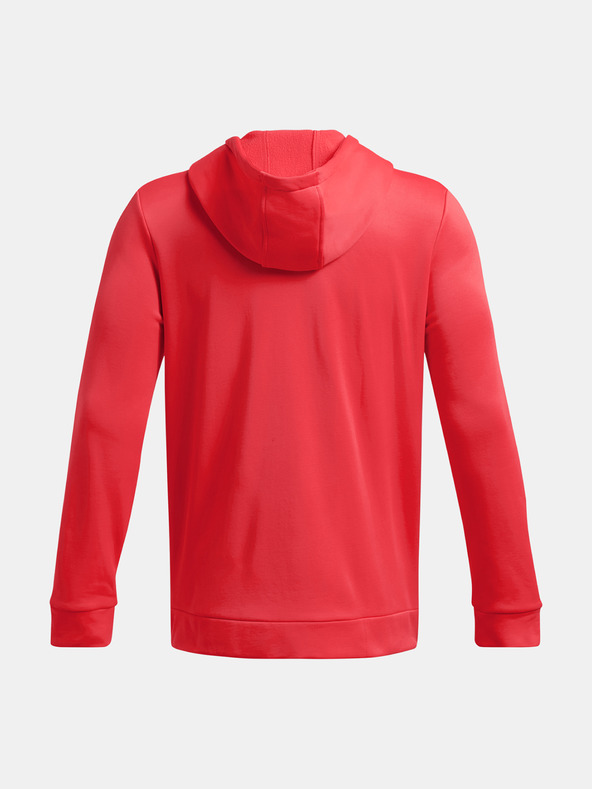 Under Armour Pánska mikina Under Armour UA Armour Fleece FZ Hoodie-RED