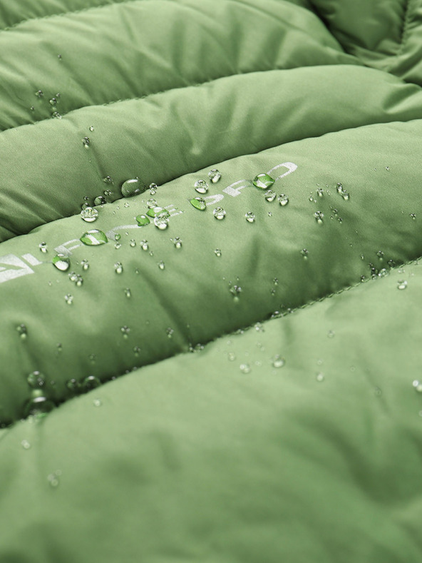 ALPINE PRO Pánska zimná páperová bunda s dwr ALPINE PRO ROGIT treetop