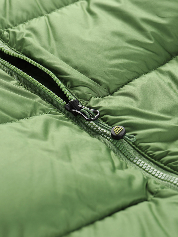 ALPINE PRO Pánska zimná páperová bunda s dwr ALPINE PRO ROGIT treetop