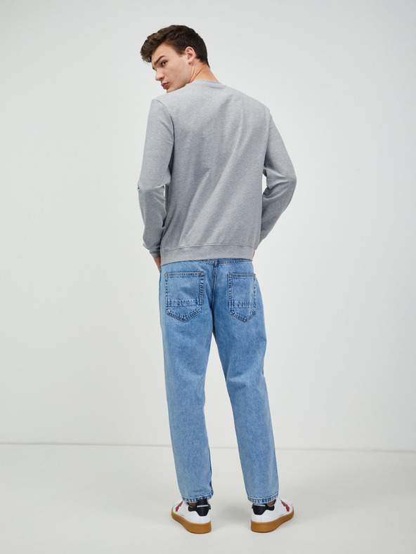 Guess Šedá pánska mikina Guess Audley