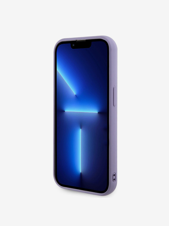 Guess Guess Sequin Script Logo Zadný kryt pre iPhone 14 Pro Purple