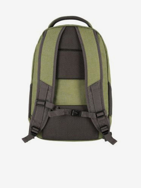 Travelite Zelený batoh Travelite Basics Melange Green/grey