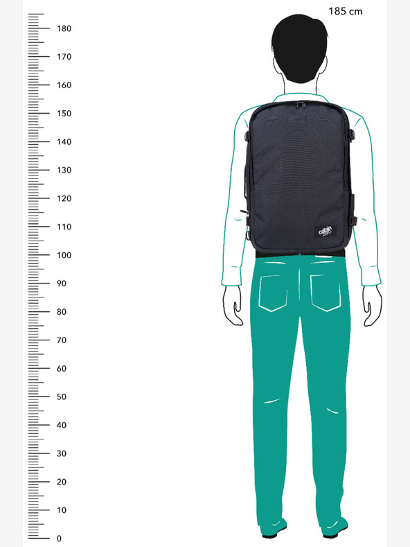 CabinZero Čierny unisex batoh CabinZero Classic Pro (42 l)