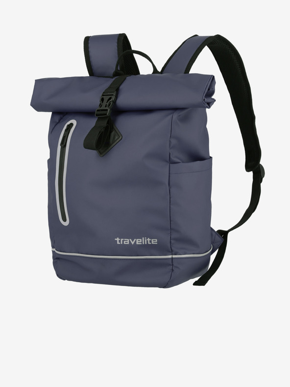 Travelite Tmavomodrý batoh Travelite Basics Roll-up Plane