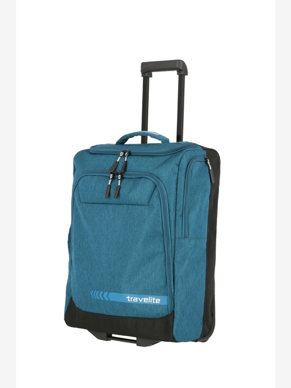 Travelite Kick Off Wheeled Duffle S - petrolejová Taška