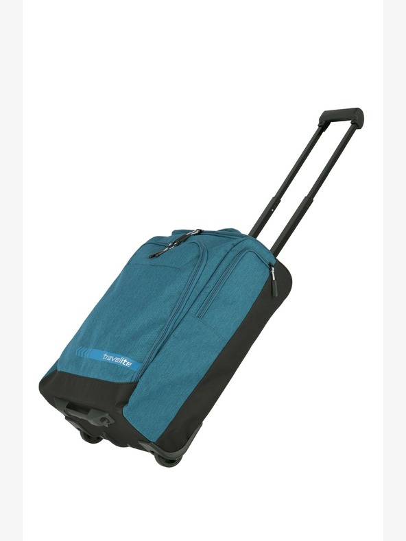 Travelite Kick Off Wheeled Duffle S - petrolejová Taška