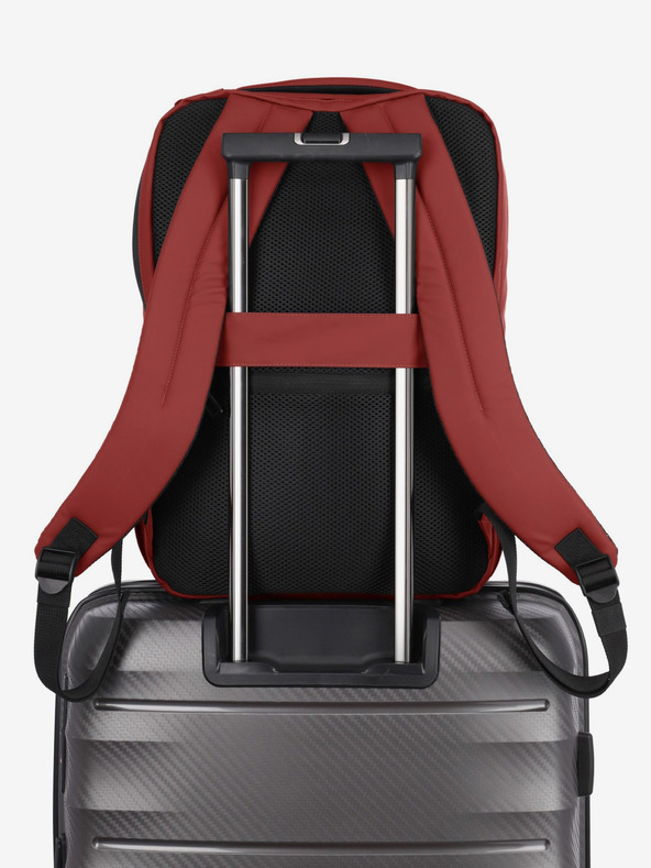 Travelite Batoh Travelite Basics Boxy - červený