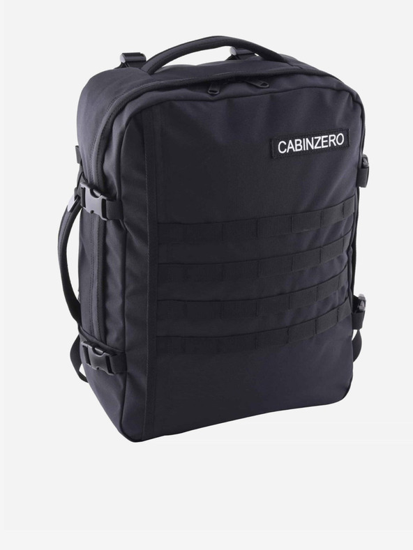 CabinZero Čierny batoh CabinZero Military 36L Absolute Black
