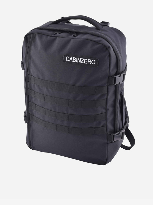 CabinZero Čierny batoh CabinZero Military 36L Absolute Black